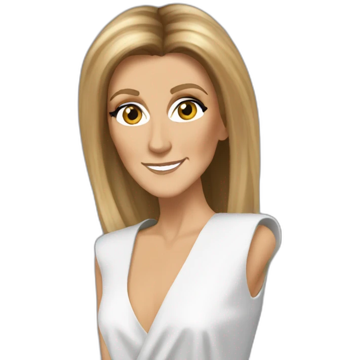 Céline Dion Say hello emoji