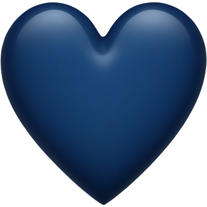 dark blue heart emoji