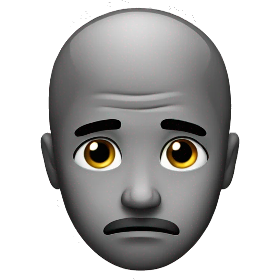 Sad very sad emoji
