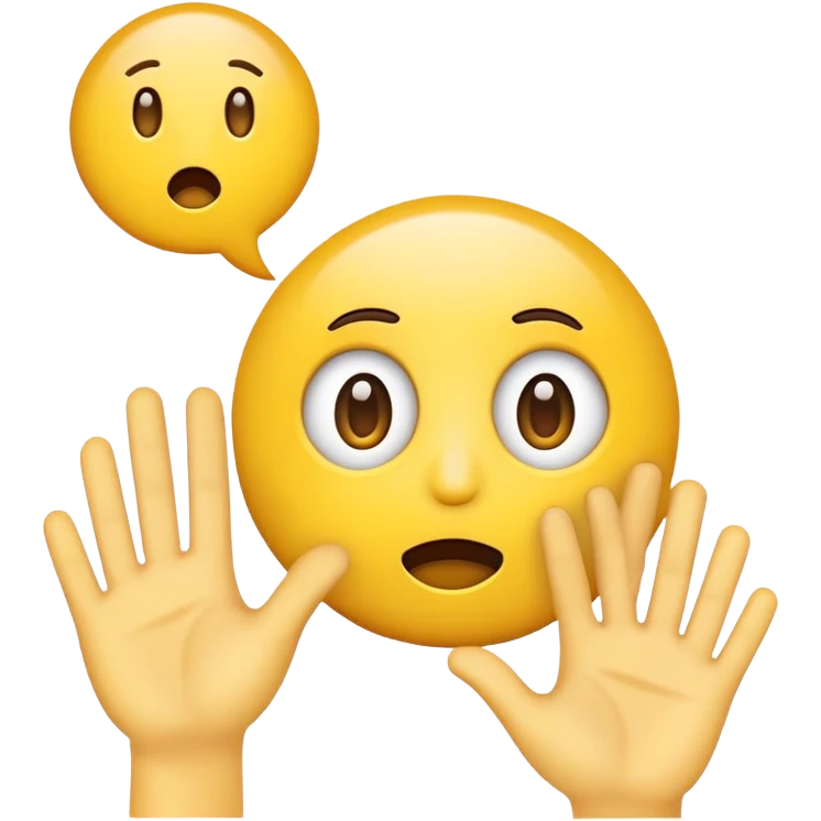 emoji saying wait  emoji