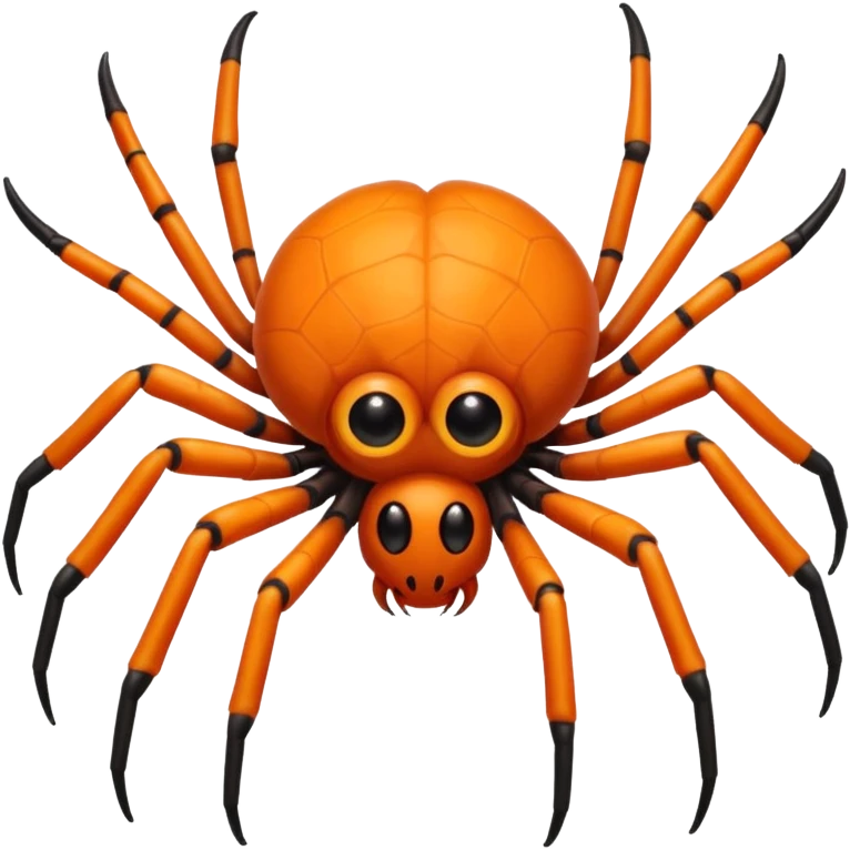 gradiented orange spider emoji