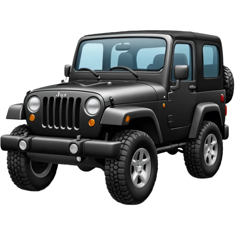 Black Jeep emoji