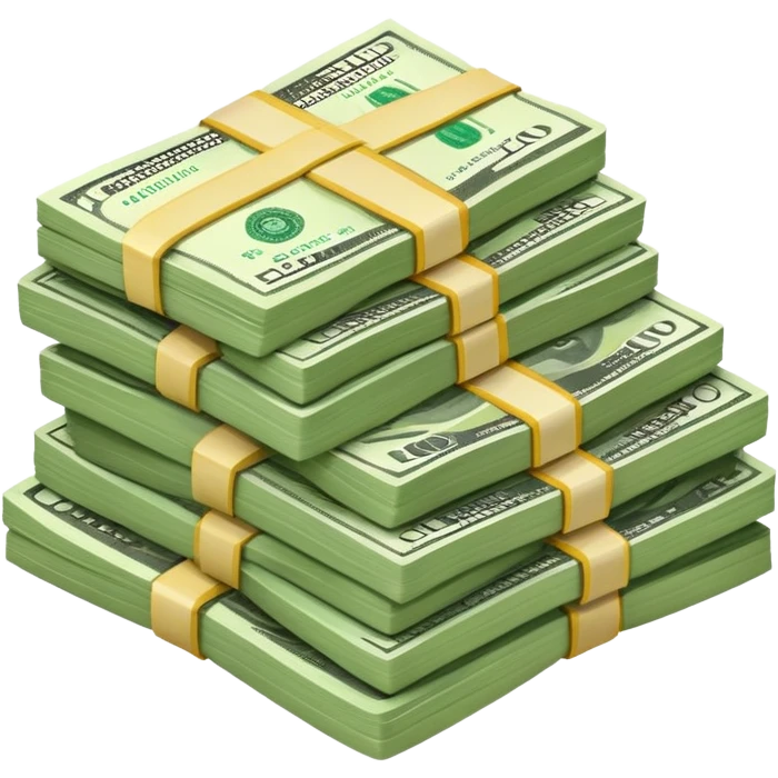 Pile of money emoji