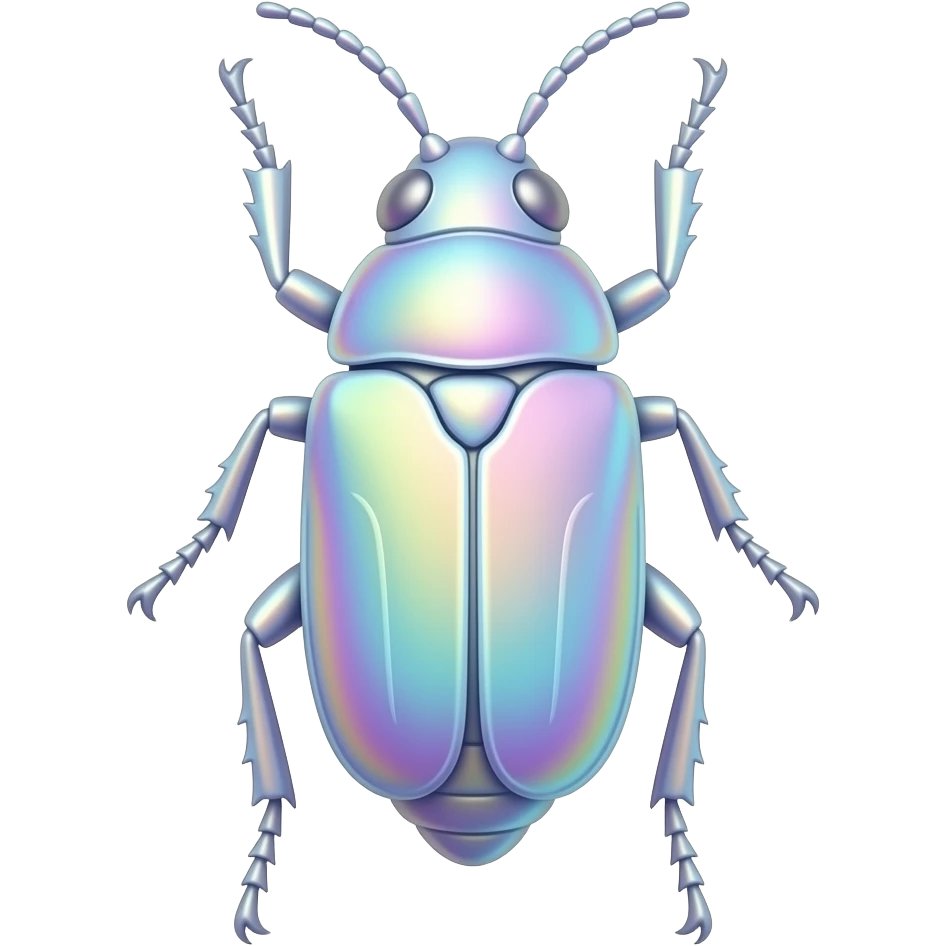 insect holographic pastel profil emoji