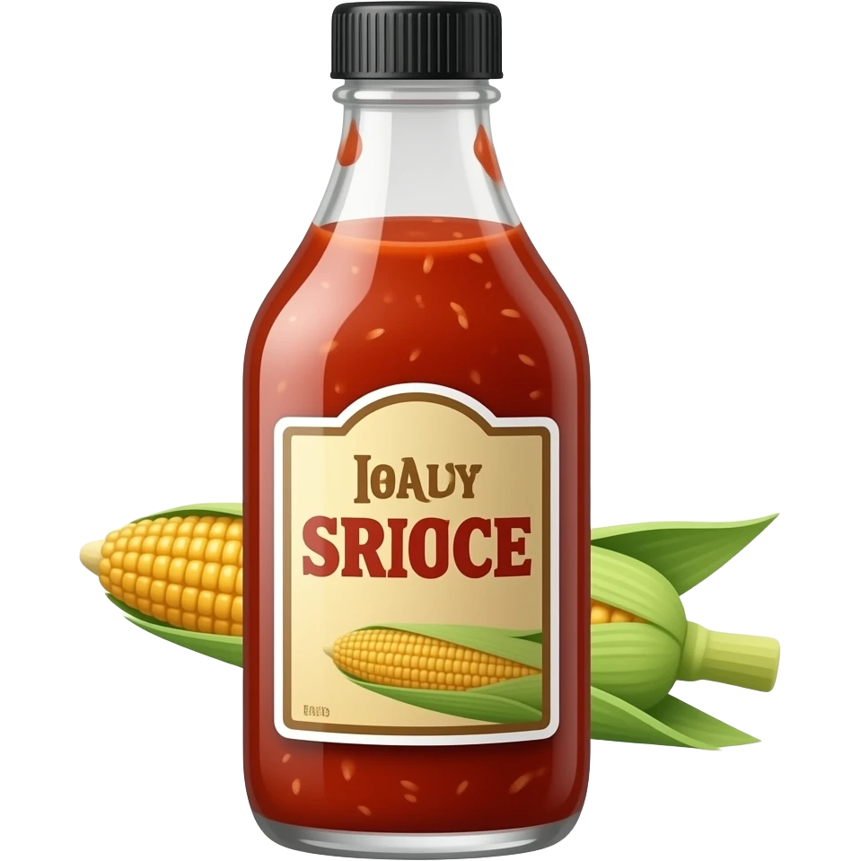 corn sauce bottle emoji