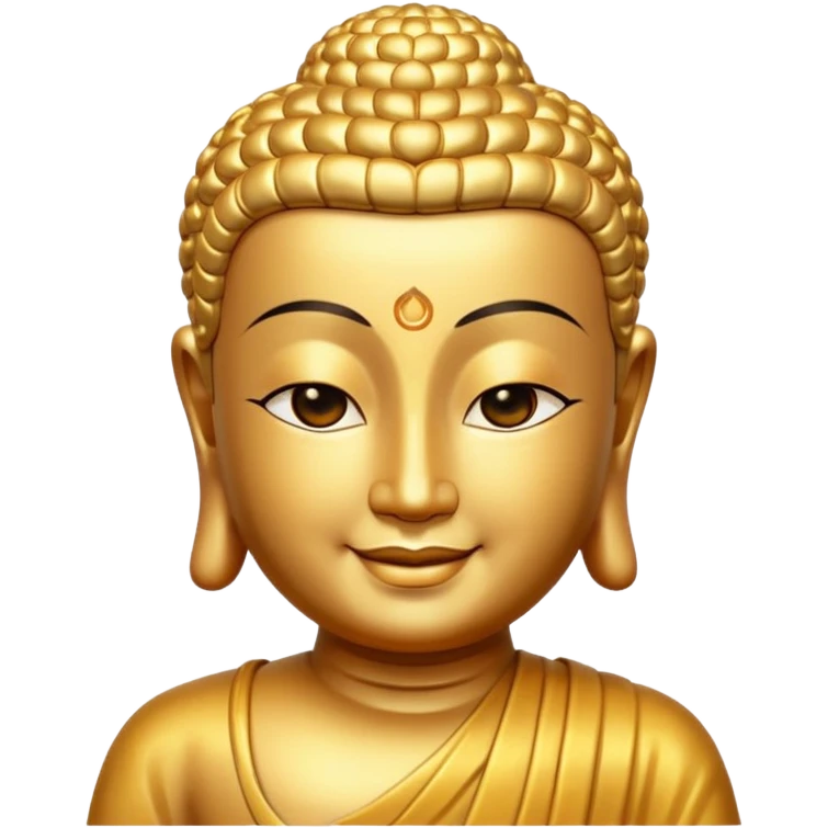 Buddha's smile emoji