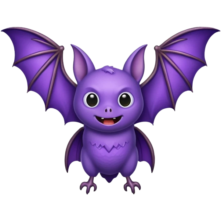 Purple bat  emoji