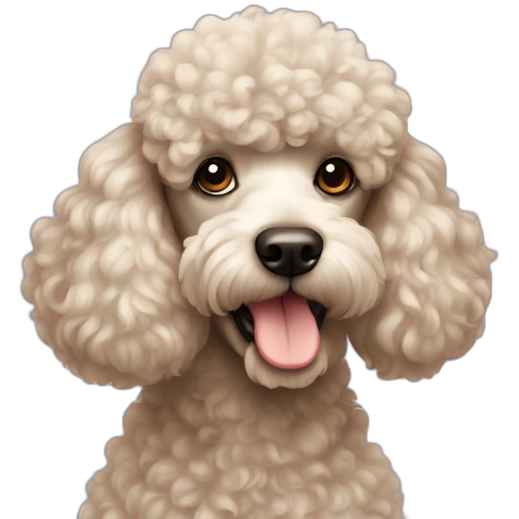 Poodle emoji
