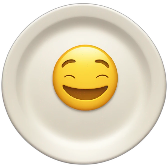 dinner plate emoji