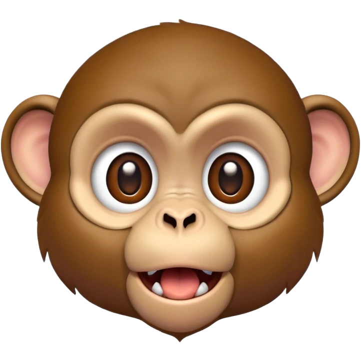Surprised monkey emoji