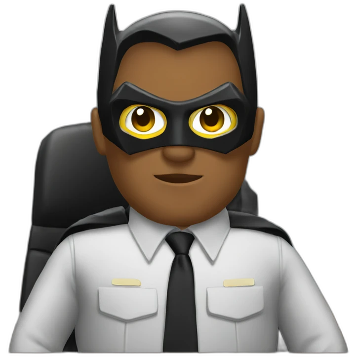 Batman in Office emoji
