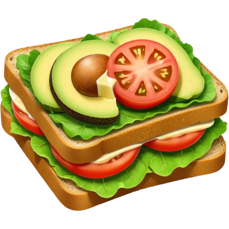 avokadolu sandiviç emoji
