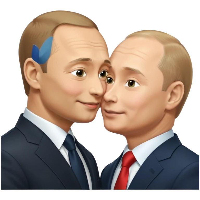putin kiss zelensky emoji