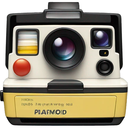 Polaroid camera emoji