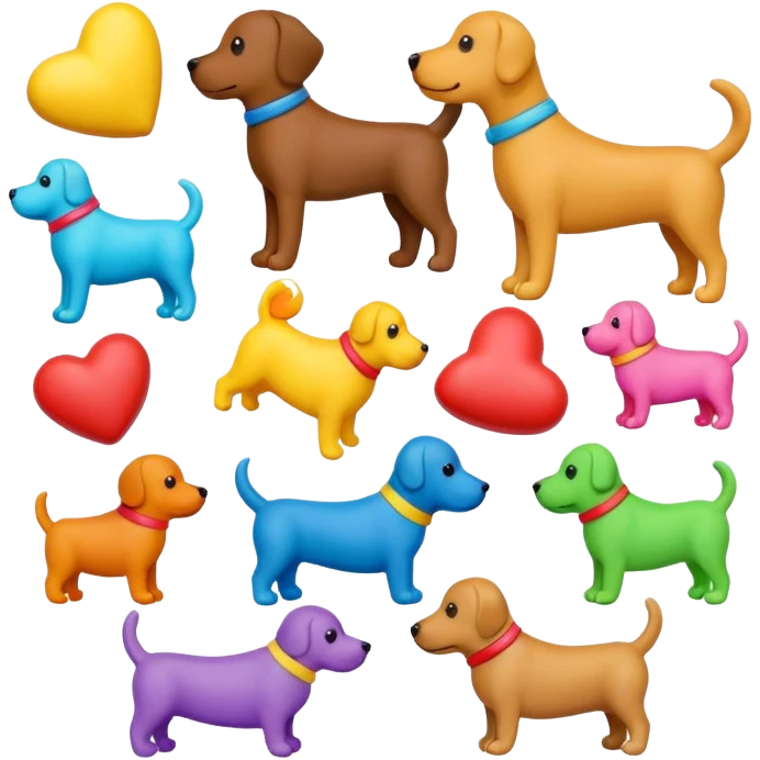 juguetes de perro emoji