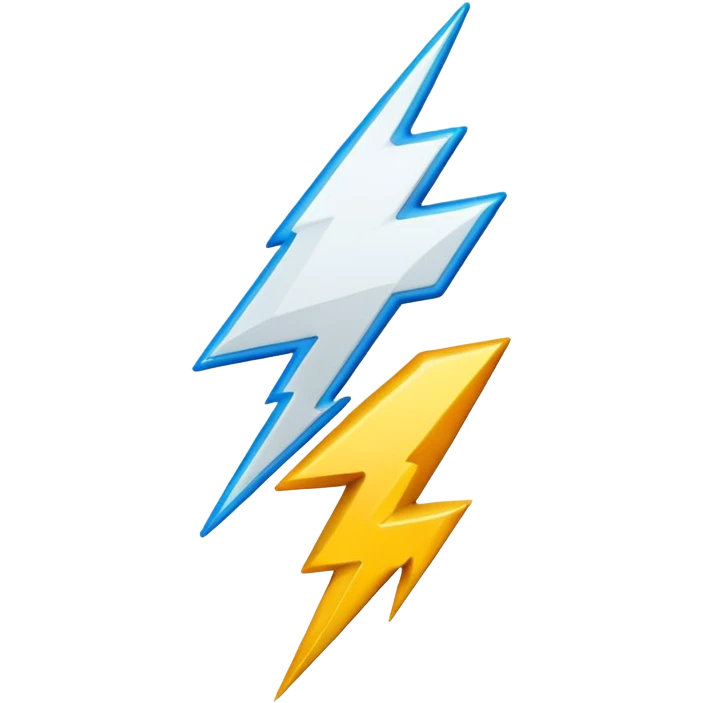 Lightning emoji