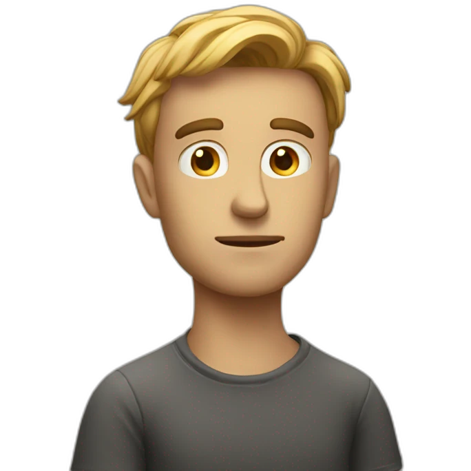 thinking guy emoji