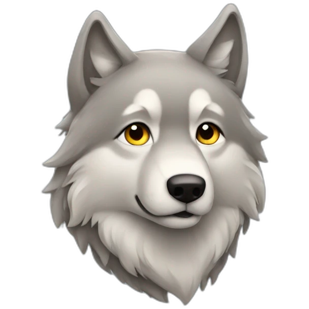soft wolf emoji