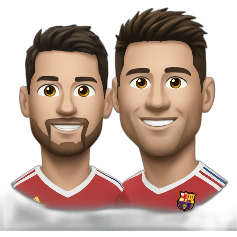 Messi and Ronaldo  emoji