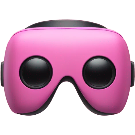 pink vr headset no head emoji