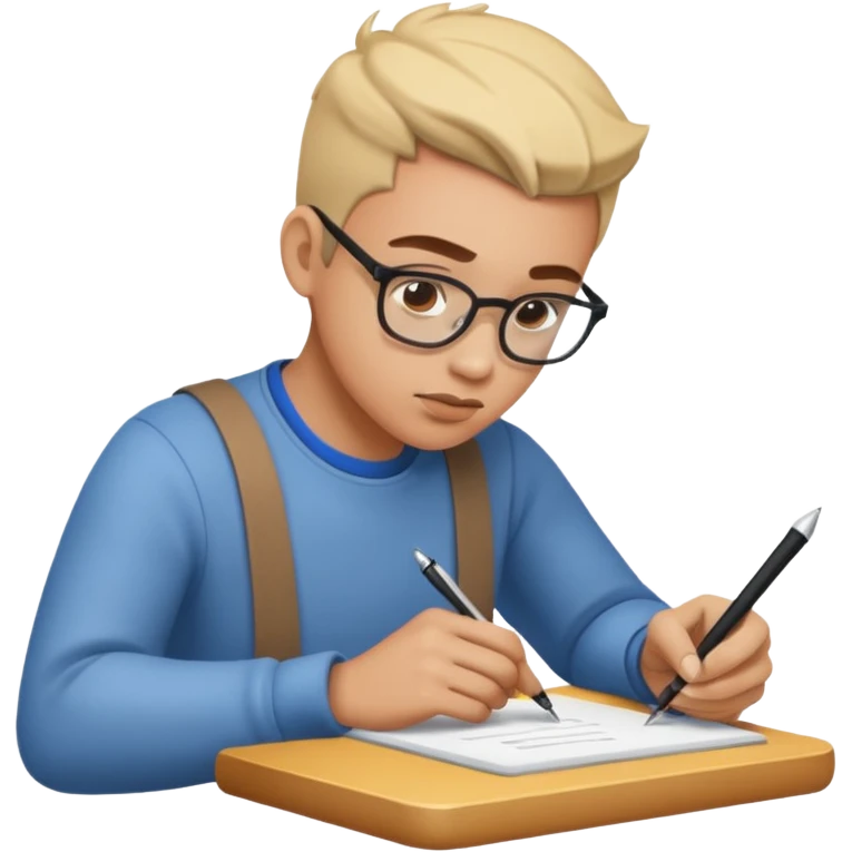 A person crafting content/storyteller  emoji