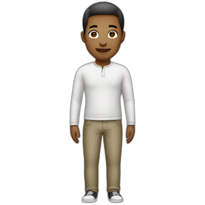 black Chinese man emoji