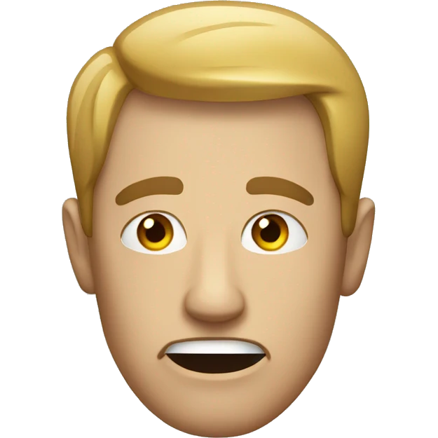 a man with lurk word emoji