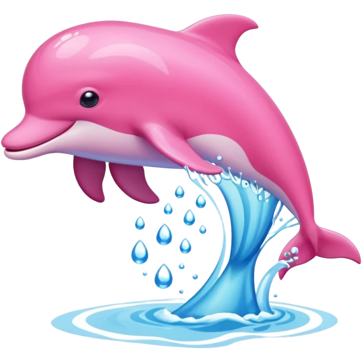Ροζ δελφίνι emoji