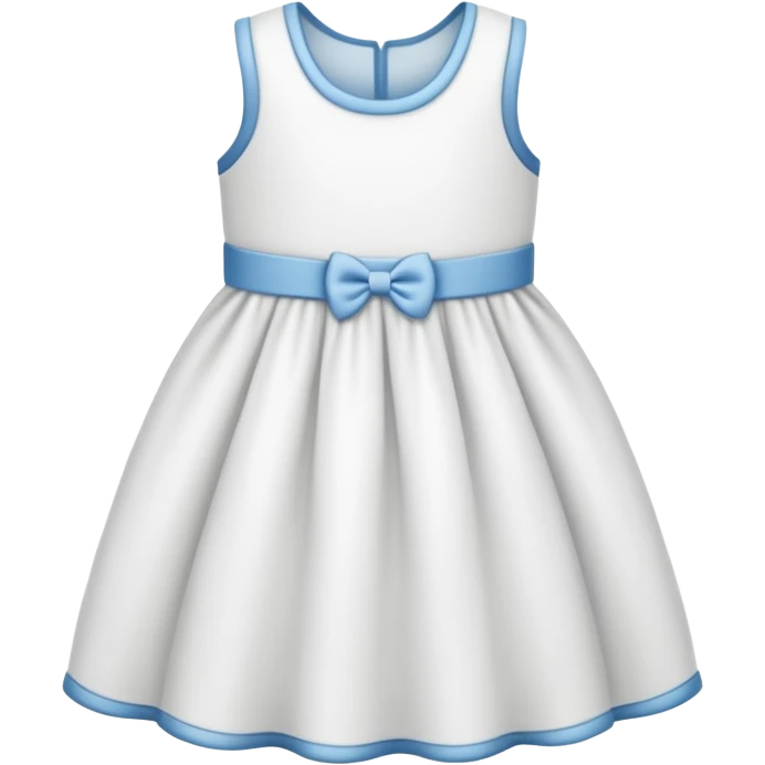 Baby dress white emoji