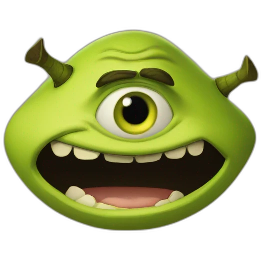 Shrek japs eye emoji