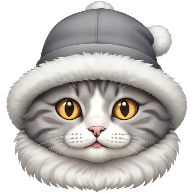 Котик в шляпе emoji
