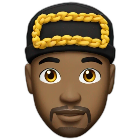 Memphis bleek durag rocafella chain emoji