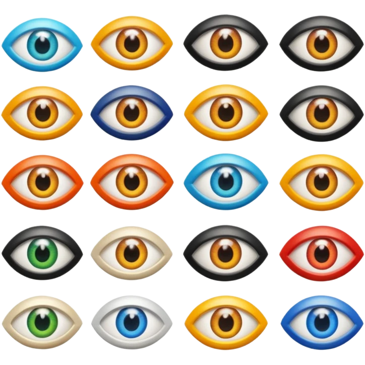 Different animals eye's only emoji