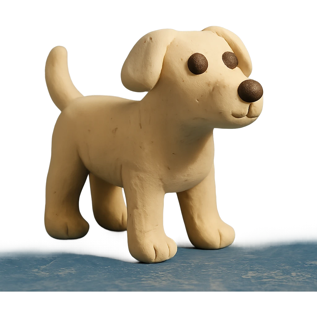 beige dog emoji