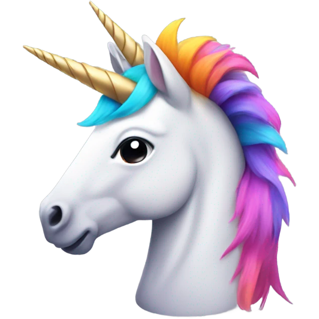 Unicorn with a Mohawk  emoji
