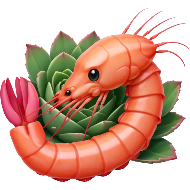 camarón cocido emoji