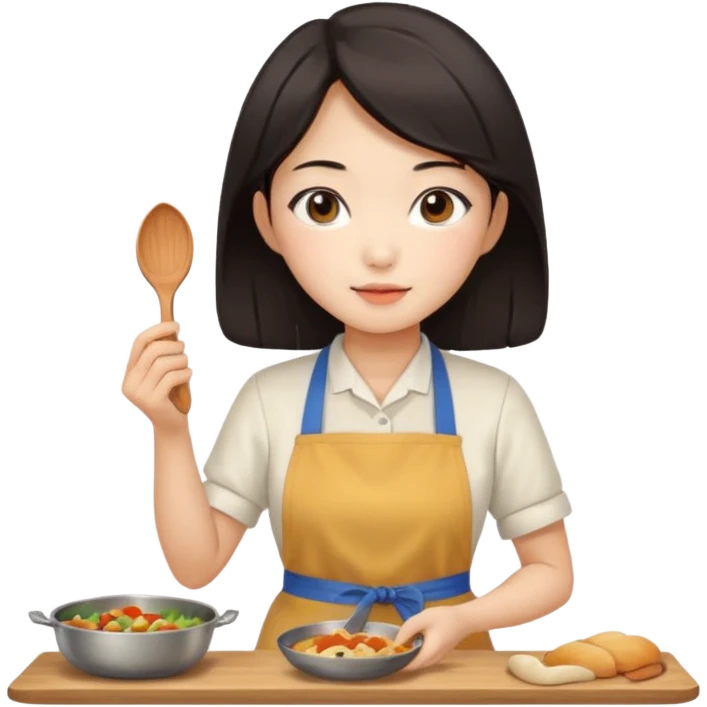 Korean woman serving emoji