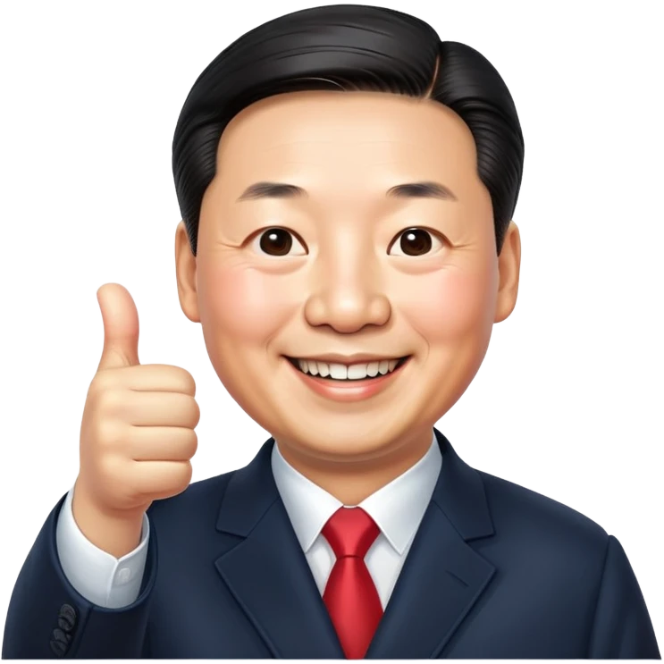 xi Jinping thumbs up emoji