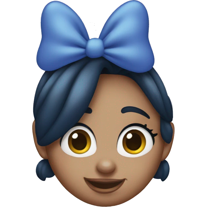 blue minnie mouse emoji