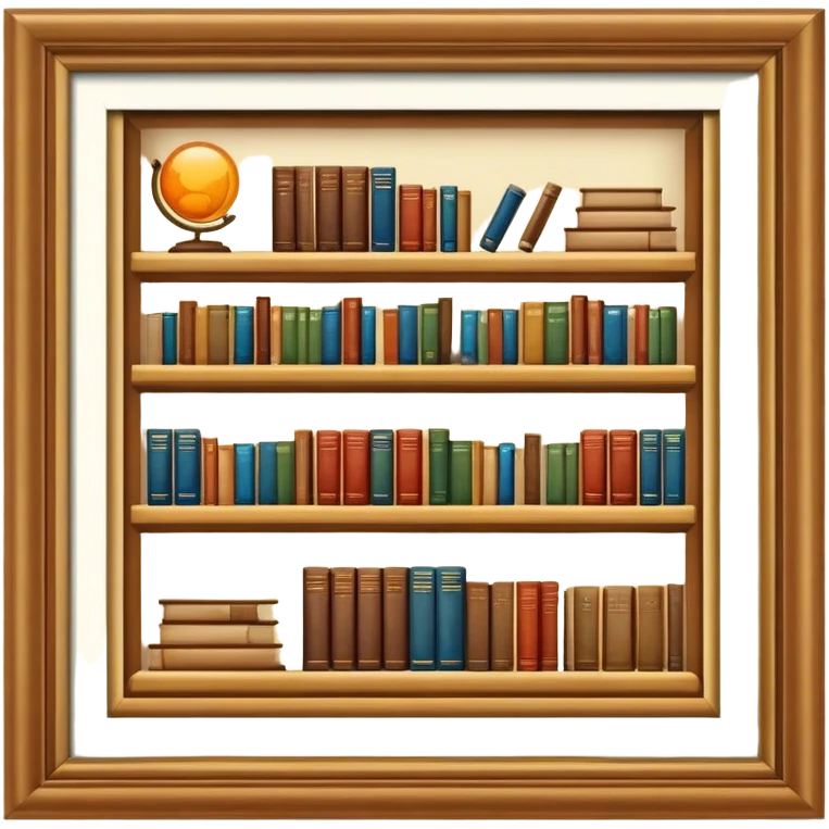 vintage library  emoji
