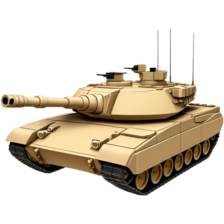 M1 Abrams Tank (sand colour) emoji