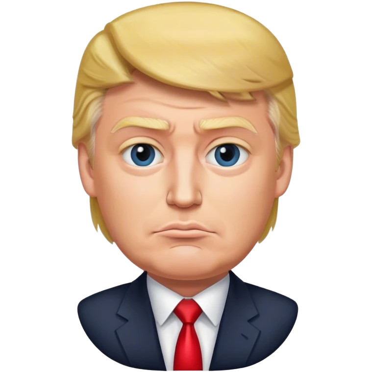 photorealistic Donald trump emoji