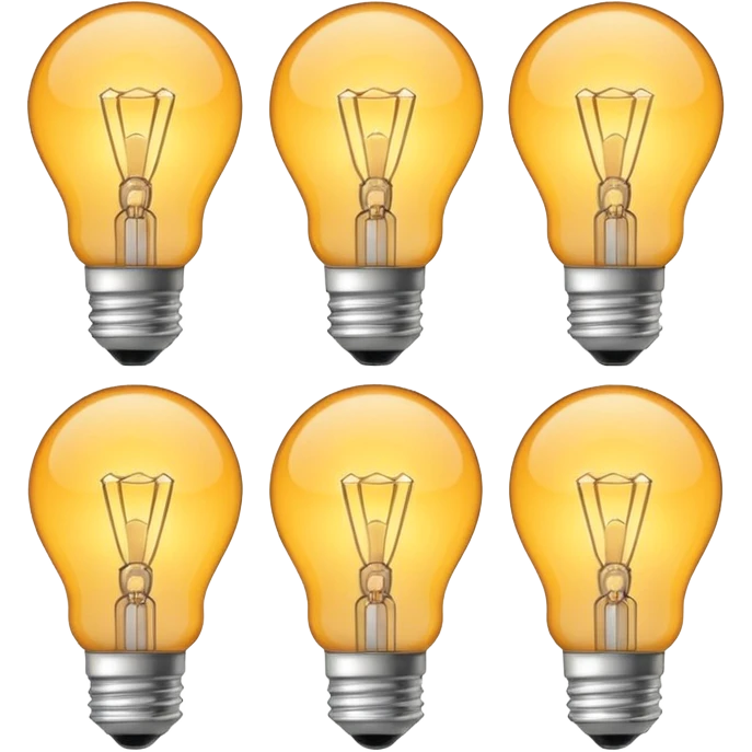 light bulbs emoji