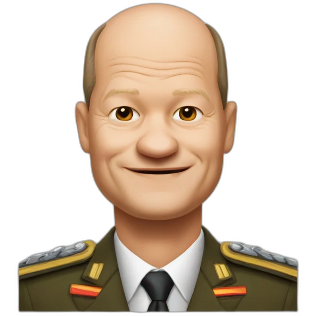 olaf scholz z polskiem piwem emoji