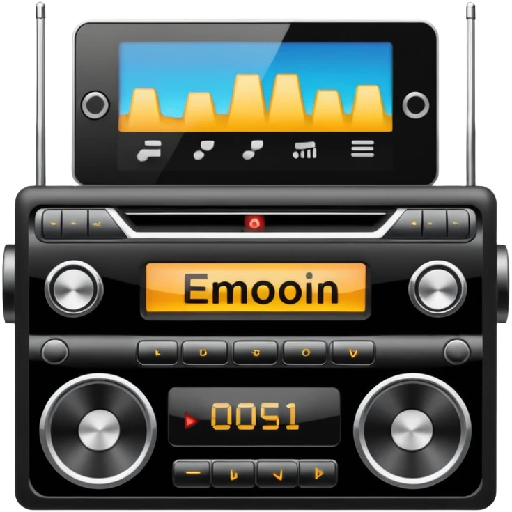 loud music in car emoji