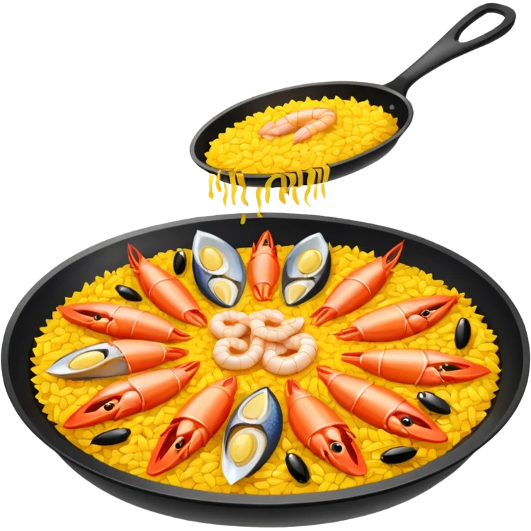 Tiburón paella emoji