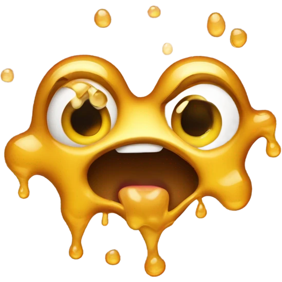 Emoji vomiting honey emoji