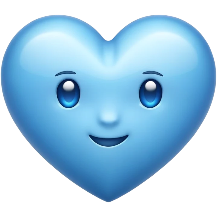 blue love emoji emoji