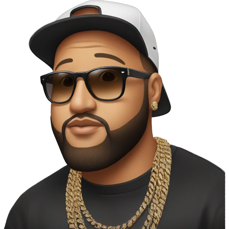 dj khaled with cartier cap and glasses emoji