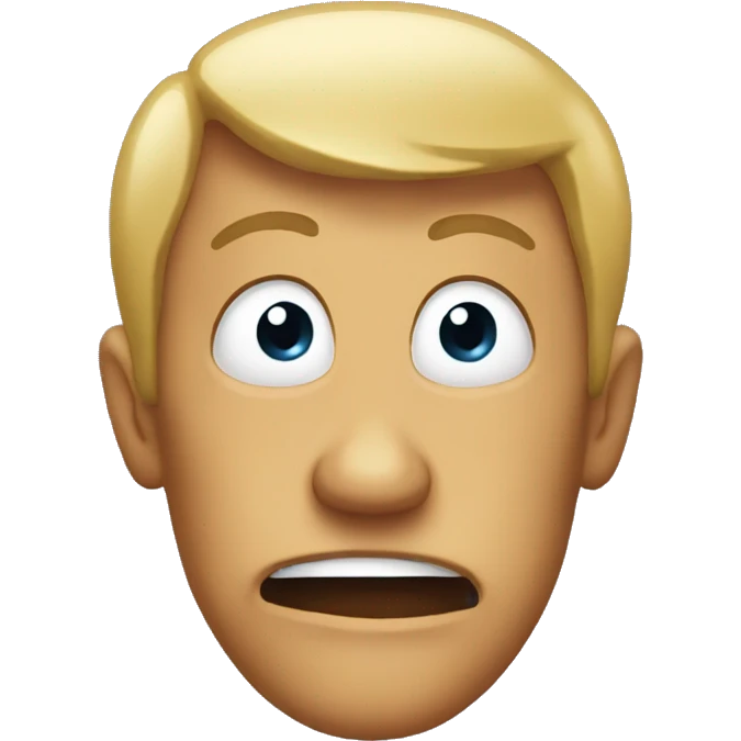 "what the hell" face emoji